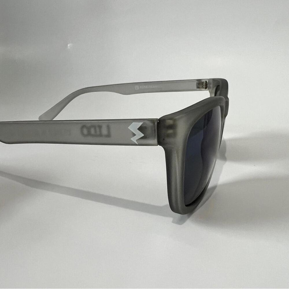 Fuse Lido Sunglasses Midnight Blue Lens Smoke Grey Frame Lightweight Unisex - Picture 2 of 9